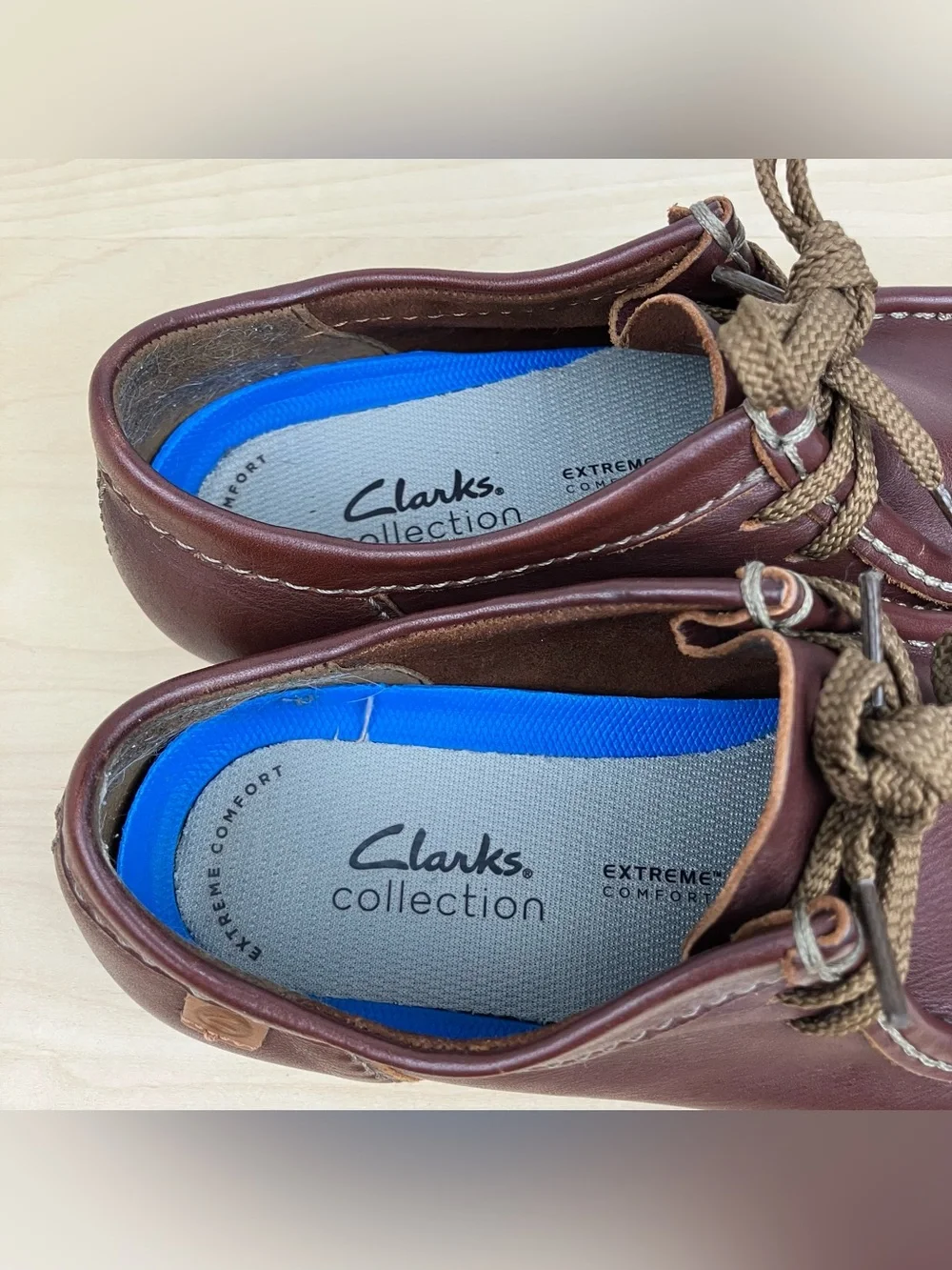 Clarks Men’s Size 7.0 M Shacre II Run Brown Leather Chukka Wallabee Oxfords